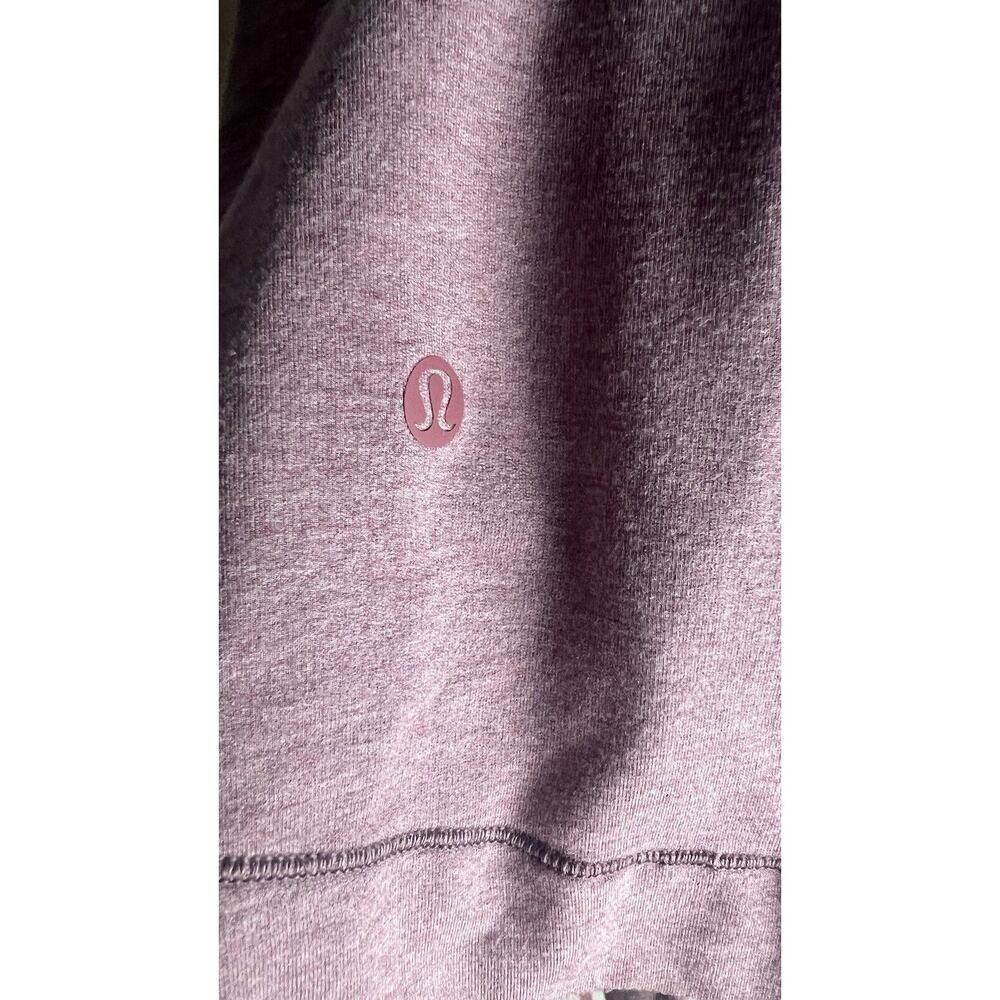 Lululemon Coast Easy Wrap Women’s Size 6 Heather Misty Merlot Cowl Neck Modal - Picture 11 of 12